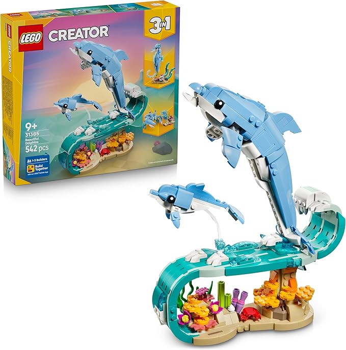 LEGO® CREATOR: SEA ANIMALS: BEAUTIFUL DOLPHINS 5702018054796 5798046