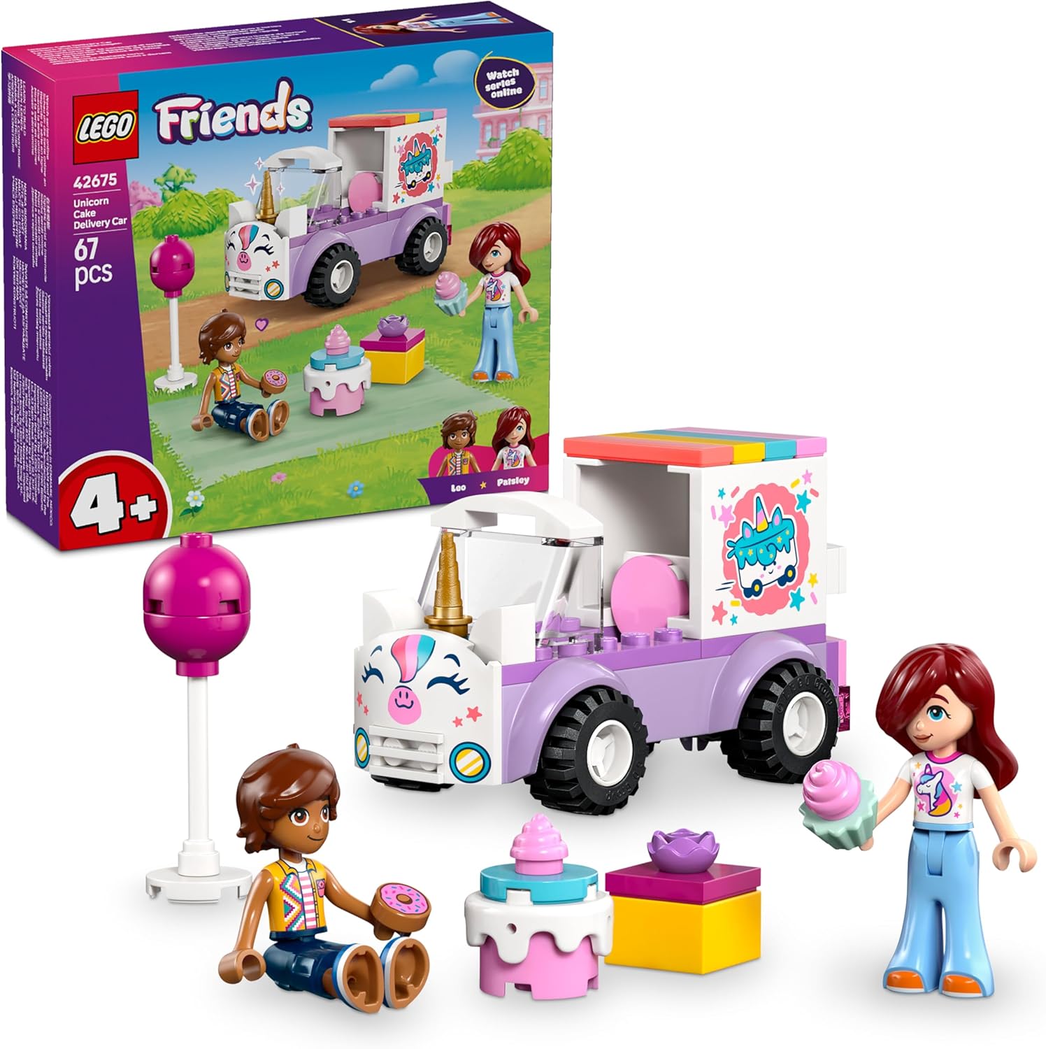 LEGO® FRIENDS: UNICORN CAKE DELIVERY CAR 5702018054864