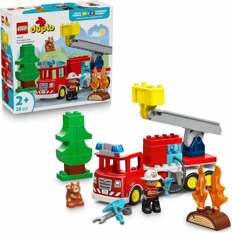LEGO® DUPLO®: FIRE TRUCK WITH HOSE AND FIREFIGHTER 5702018056530 5619061
