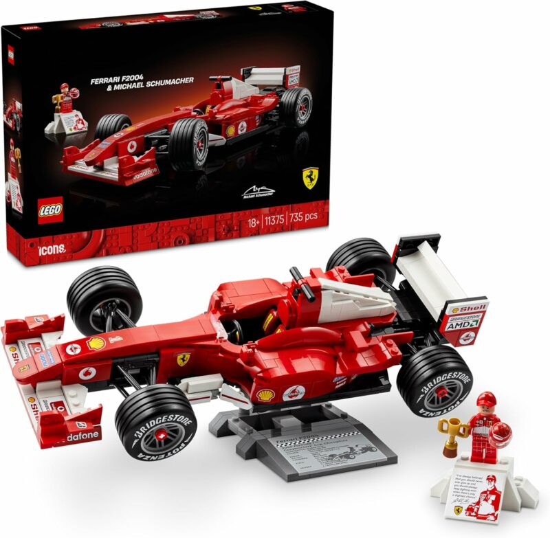 LEGO® ICONS: FERRARI F2004 & MICHAEL SCHUMACHER 5702018063583 5796613