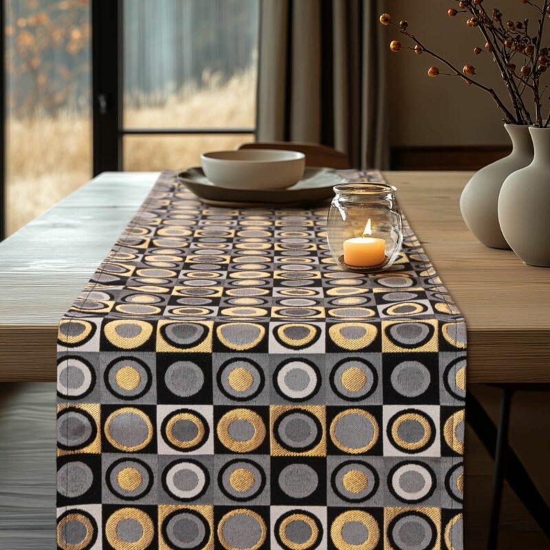 Beauty Home ΡΑΝΝΕΡ ΣΤΟΦΑ ROUND CIRCLE LUXURY 5762415