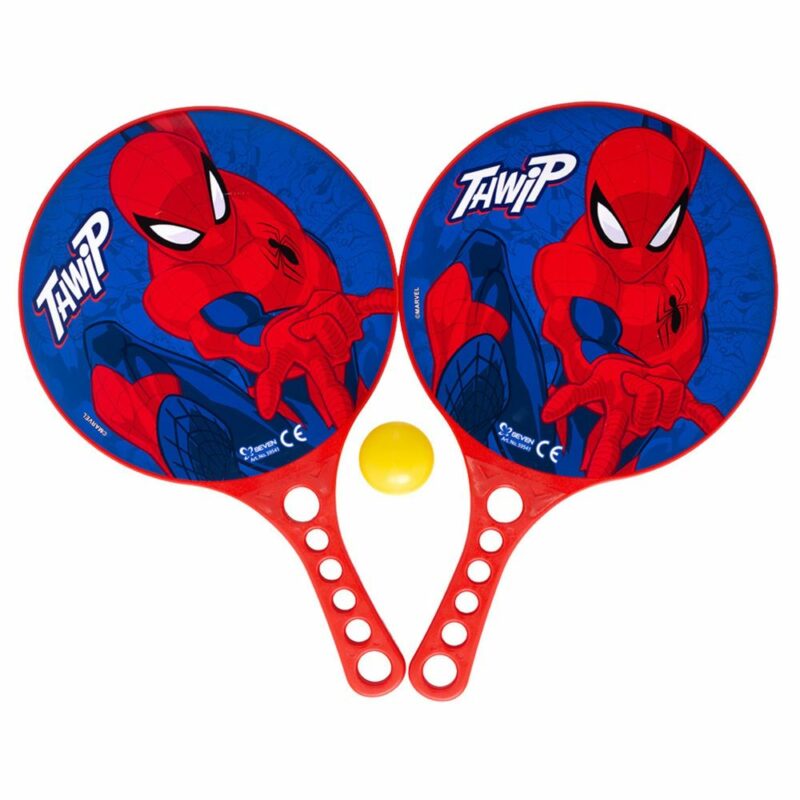 Marvel Spider-Man Σετ Ρακέτες Παραλίας με Μπαλάκι 6083749
