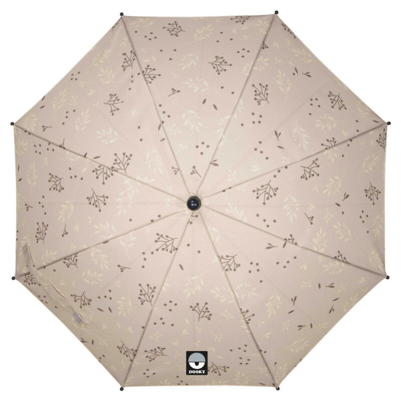 Ομπρέλα καροτσιού με δείκτη UV50+ Beige Romantic Leaves Dooky DK-5728255