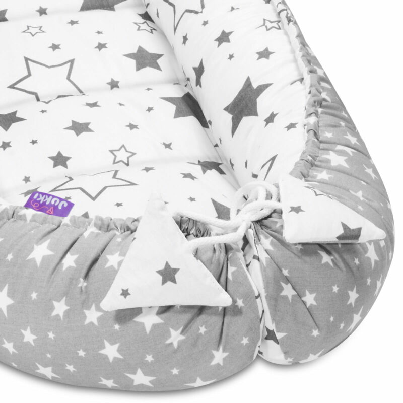 Φωλιά για βρέφη διπλής όψεως 55x100cm Jukki Stars 5907534758368