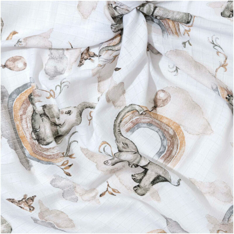 Πάνα Muslin 70x80cm Elephnats Paradise 5904506822751