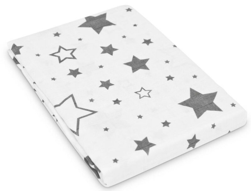 Πάνα Muslin 120x120cm Swaddle Blanket Stars 09923