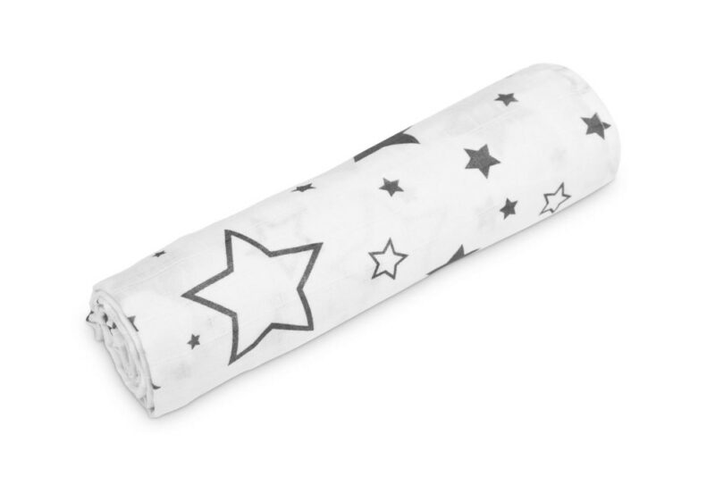 Πάνα Muslin 120x120cm Swaddle Blanket Stars