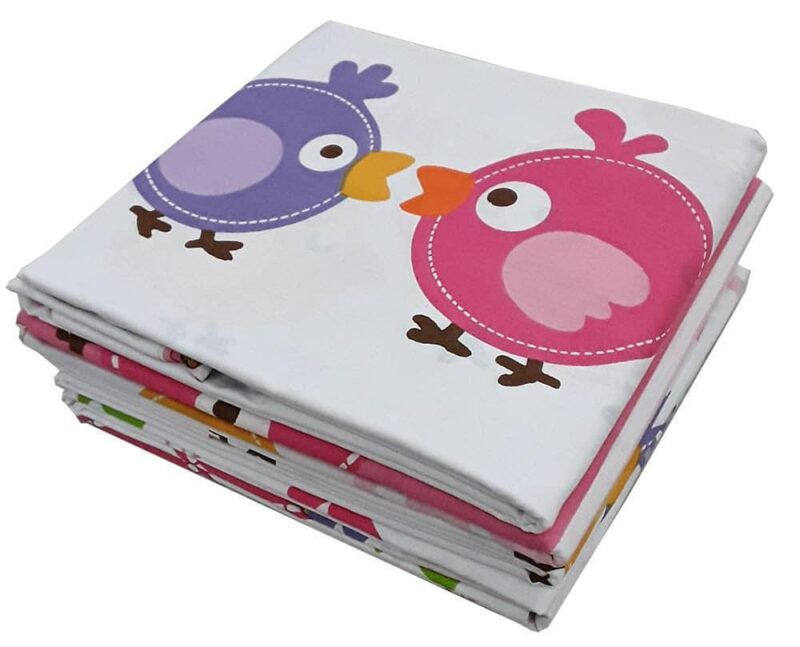 Παπλωματοθήκη 110x150cm Beboulino Pink Lovely Birds 70107461865