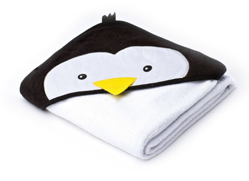 Πετσέτα Μπάνιου με Κουκούλα 100x100cm Sensillo Penguin 5902021526291