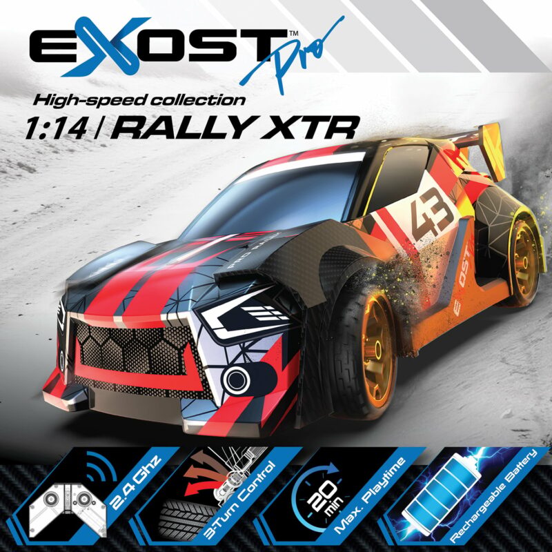 Exost Pro Rally XTR Τηλεκατευθυνόμενο αυτοκίνητο Για 8+ Ετών 6008589