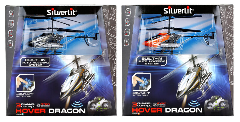 Silverlit Τηλεκατευθυνόμενο Ελικόπτερο I/R Hover Dragon Για 10+ Ετών 5220355