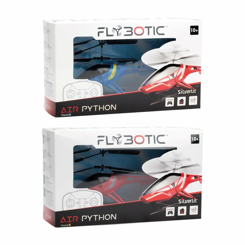 Silverlit Flybotic Air Python Τηλεκατευθυνόμενο Ελικόπτερο Μπλε Για 8+ Χρονών 5685052