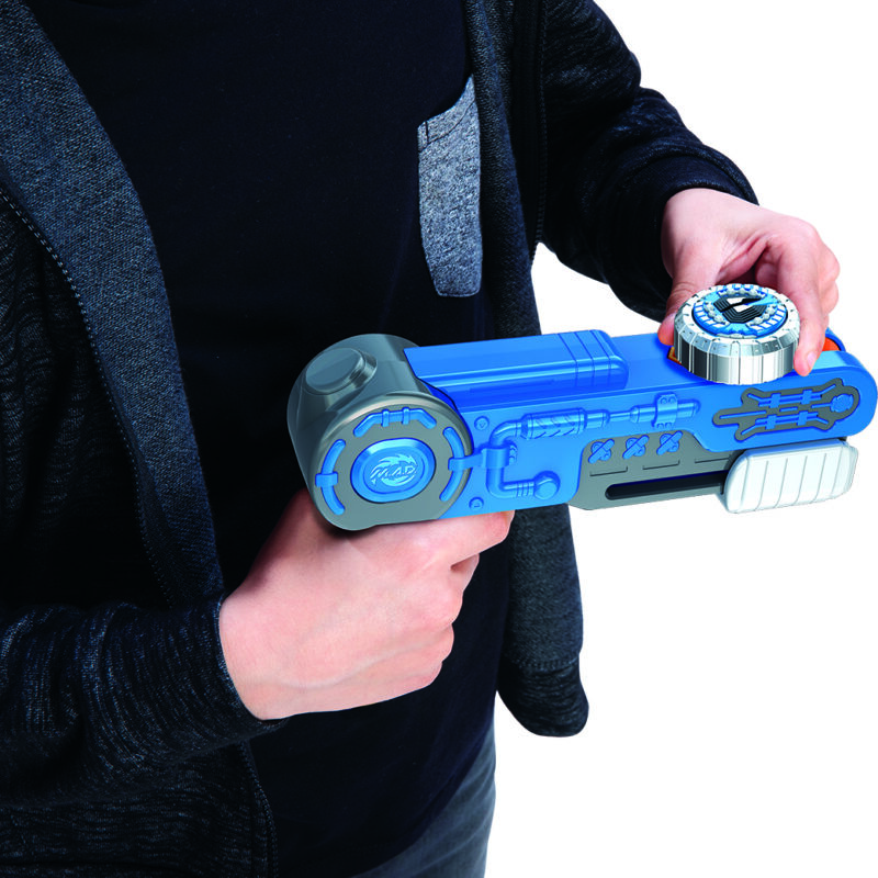Silverlit Spinner M.AD Σετ Όπλο & Σβούρα Single Short Για 5+ Ετών 5271335
