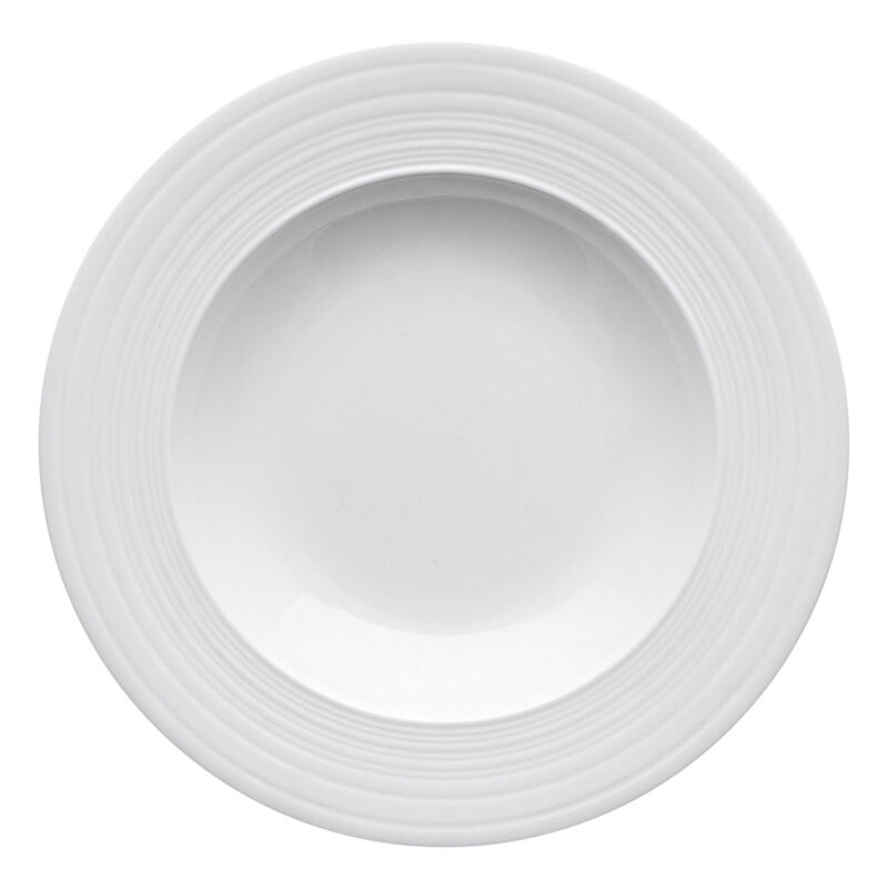 Beauty Home Πιάτο πορσελάνης βαθύ Sensations Art 7706 Φ24 Λευκό 5770461
