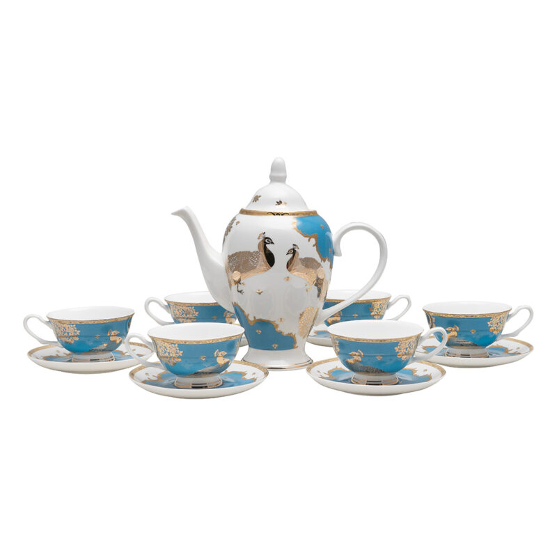 Beauty Home Σετ τσαγιού πορσελάνης 13τμχ Eternal Art 7714 Μπλε 5770653