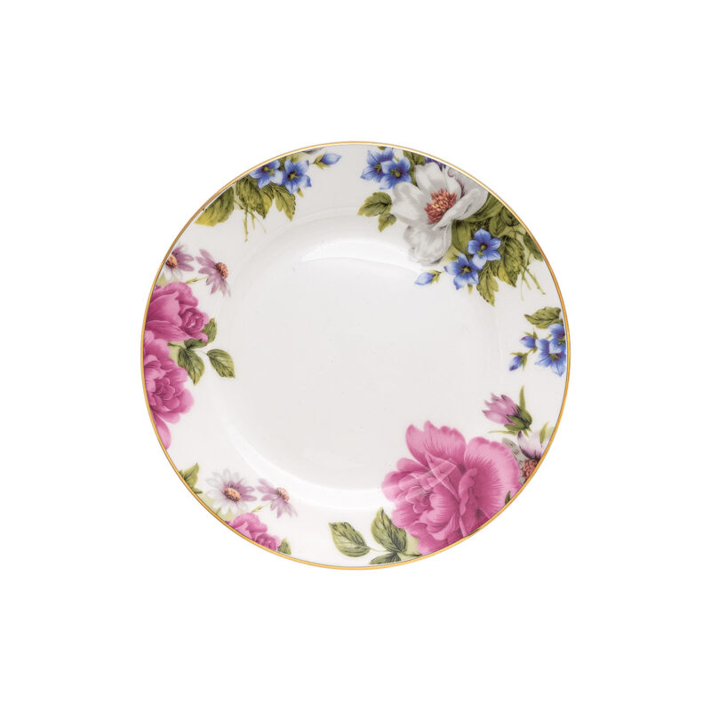 Beauty Home Πιάτο πορσελάνης με λουλούδια Eternal Art 7724-Φ20 5770603