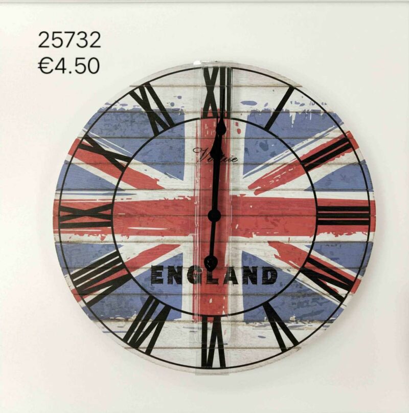 Ρολόι τοίχου - 45cm - 25732-FLAG