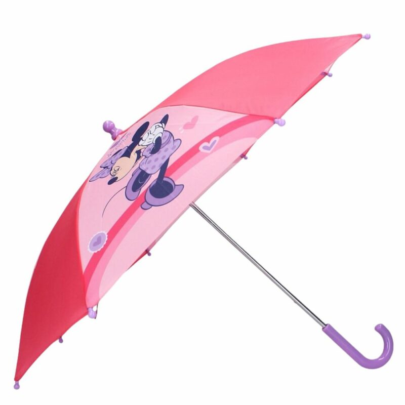 Disney Minnie Mouse Παιδική Ομπρέλα Φούξια/Ροζ 6078806