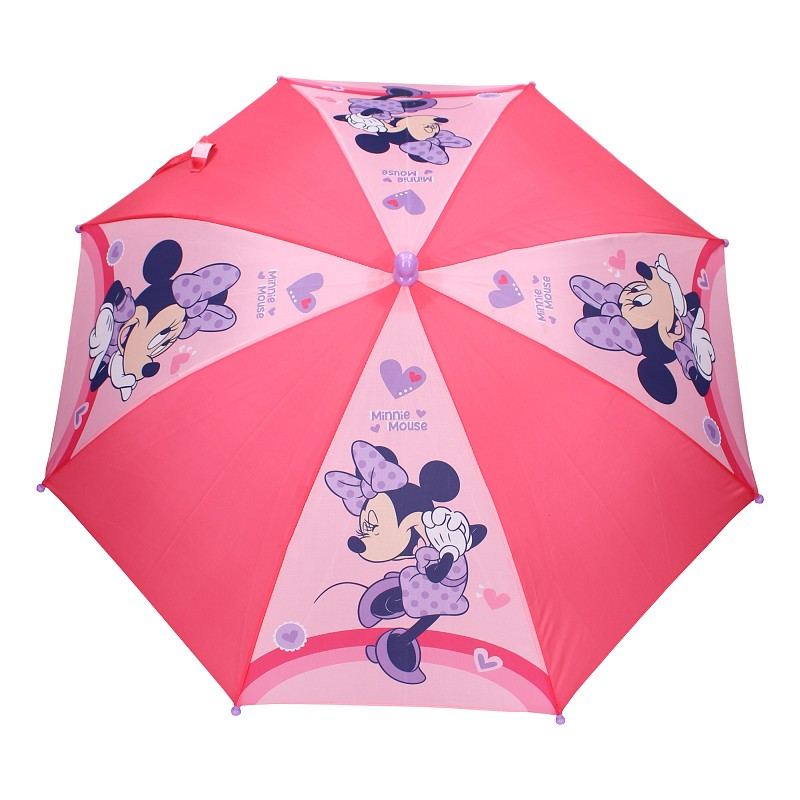 Disney Minnie Mouse Παιδική Ομπρέλα Φούξια/Ροζ 6078807