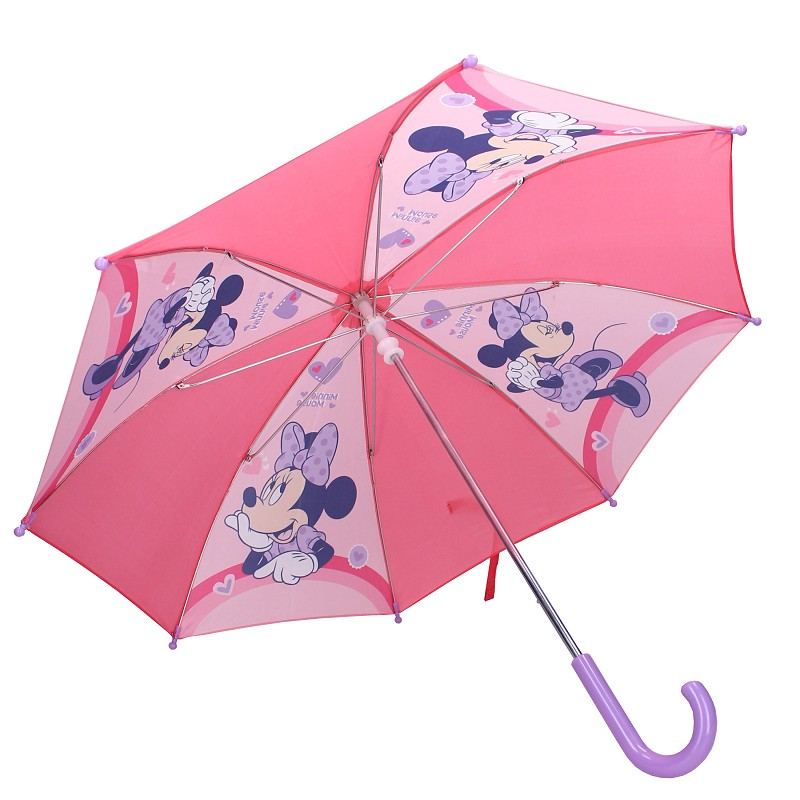 Disney Minnie Mouse Παιδική Ομπρέλα Φούξια/Ροζ 6078808