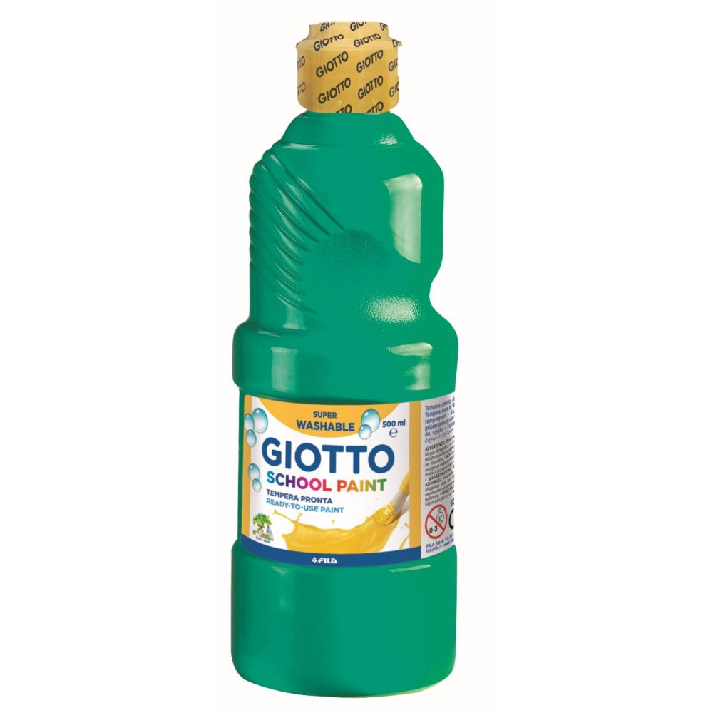 GIOTTO ΣΧΟΛΙΚΗ ΤΕΜΠΕΡΑ ΧΡ. ΠΡΑΣΙΝΟ 500ML 8000825535482