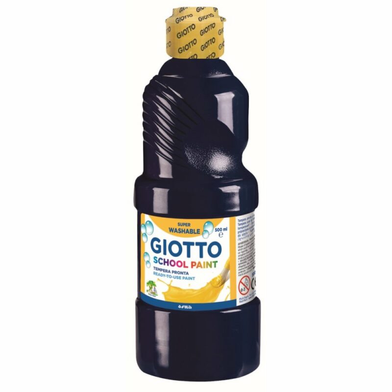 GIOTTO ΣΧΟΛΙΚΗ ΤΕΜΠΕΡΑ ΧΡ. ΜΑΥΡΟ 500ML 8000825535611 3898791