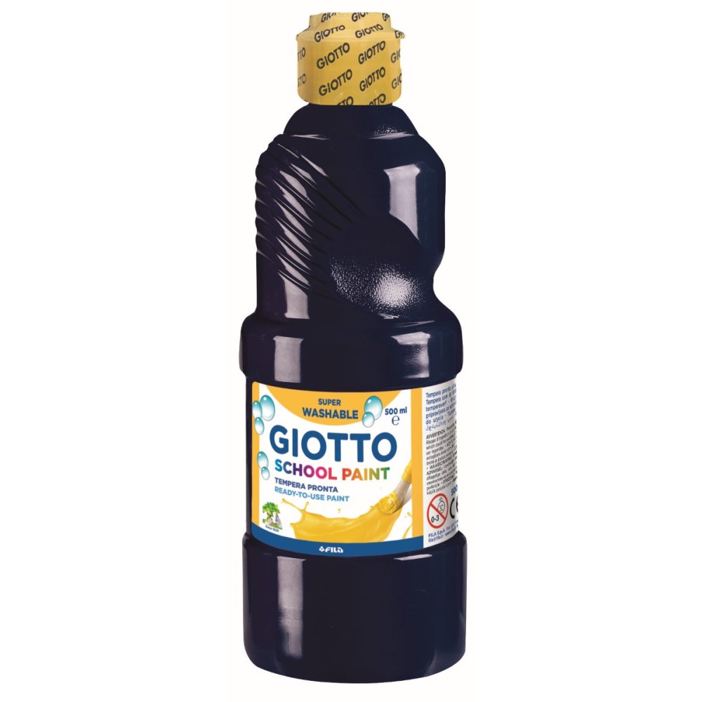 GIOTTO ΣΧΟΛΙΚΗ ΤΕΜΠΕΡΑ ΧΡ. ΜΑΥΡΟ 500ML 8000825535611