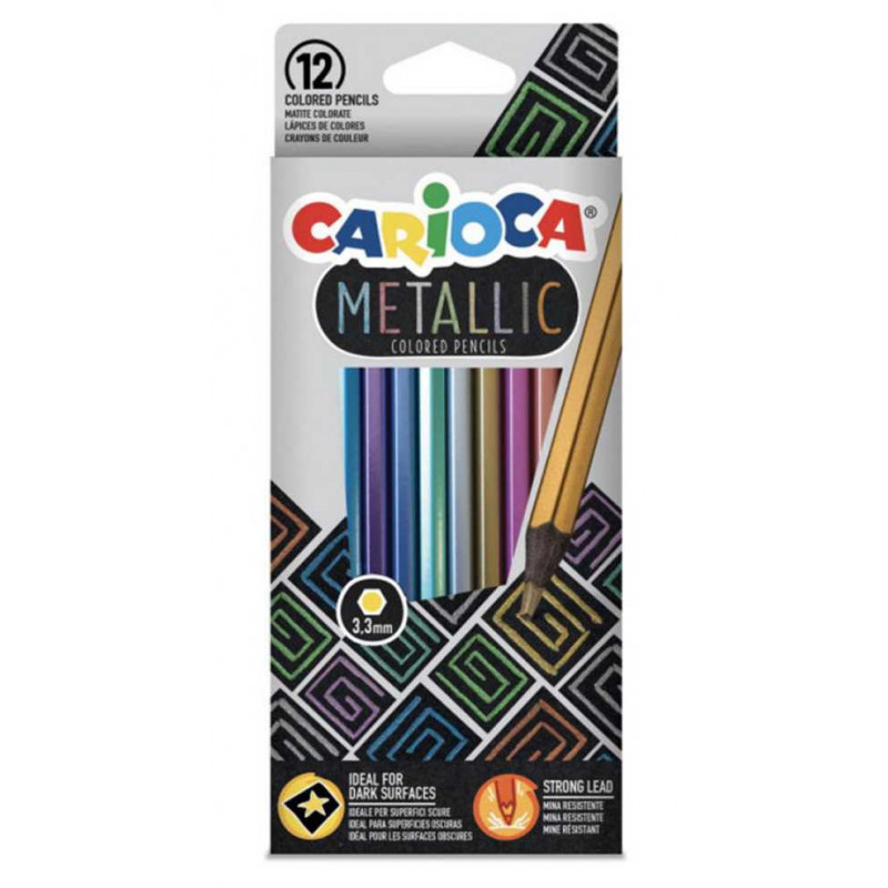CARIOCA ΞΥΛΟΜΠΟΓΙΕΣ METALLIC (12ΧΡ)