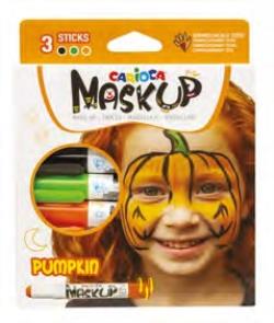 CARIOCA ΜΑΡΚΑΔΟΡΟΙ ΠΡΟΣΩΠΟΥ MASK UP PUMPKIN (3 TEM) 8003511434908 5067547