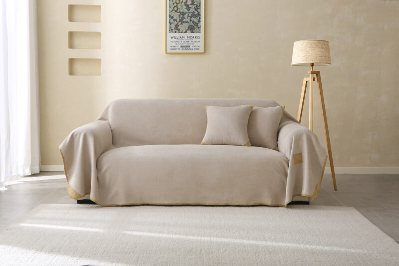 Beauty Home Σετ ριχτάρι 3τμχ Chic Art 8116 (180×170+180×250+180×300) Μπεζ 5962033