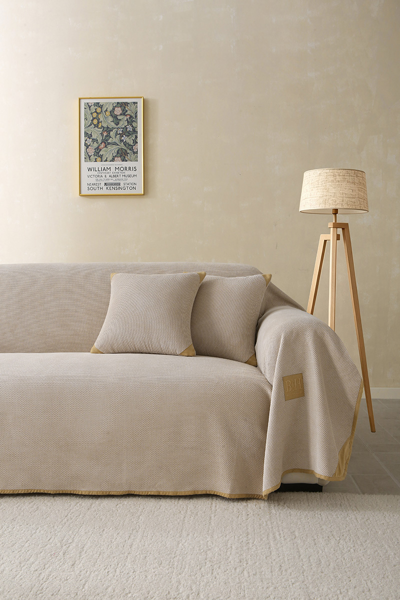 Beauty Home Σετ ριχτάρι 3τμχ Chic Art 8116 (180×170+180×250+180×300) Μπεζ 5962034