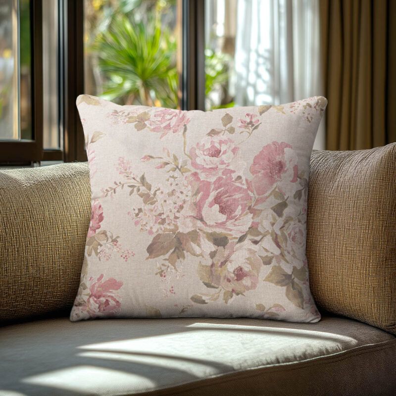 Beauty Home Μαξιλαροθήκη ΚΛΑΣΙΚΟ ΦΛΟΡΑΛ ΜΠΕΖ 5762962