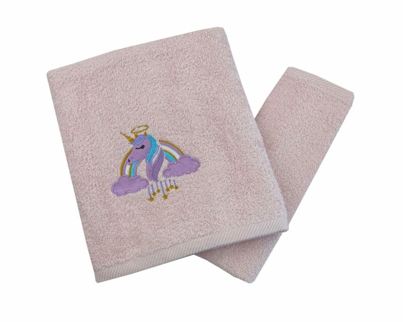 Παιδικές Πετσέτες (σετ 2 τεμ) Dreamy Unicorn