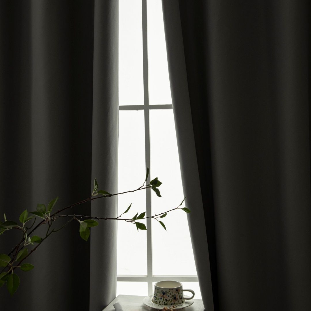 Beauty Home Κουρτίνα Full Blackout σκίασης με 8 κρίκους Soft Art 8391 Grey-11 140x270 Γκρι - Image 11
