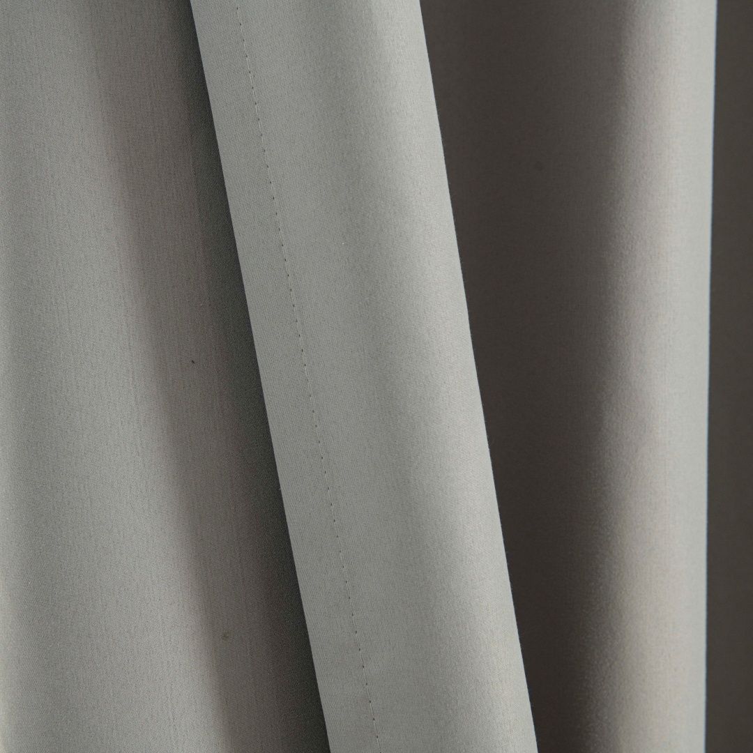Beauty Home Κουρτίνα Full Blackout σκίασης με 8 κρίκους Soft Art 8391 Grey-11 140x270 Γκρι - Image 7