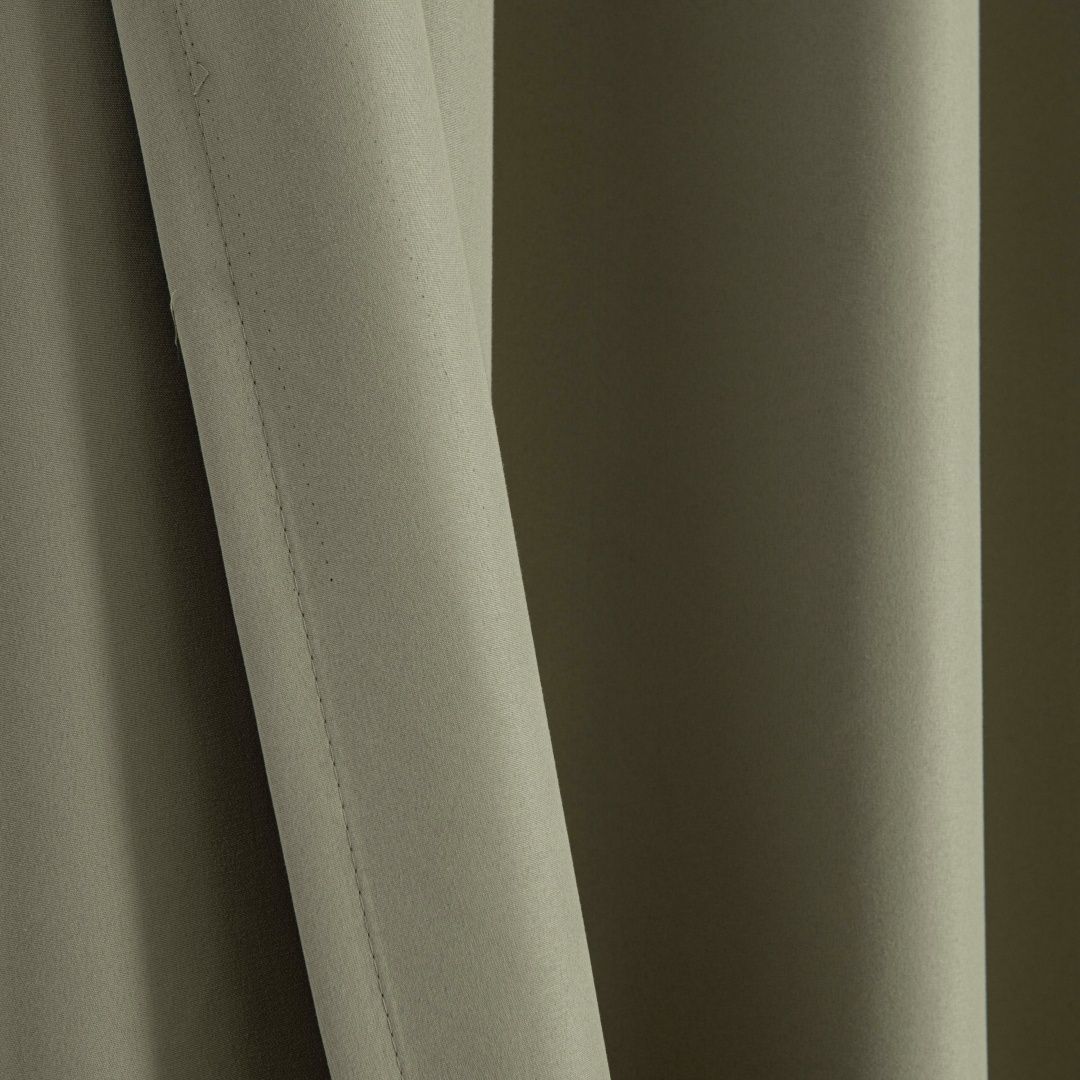 Beauty Home Κουρτίνα Full Blackout σκίασης με 8 κρίκους Soft Art 8391 Light Beige-C3 140x270 Μπεζ - Image 8