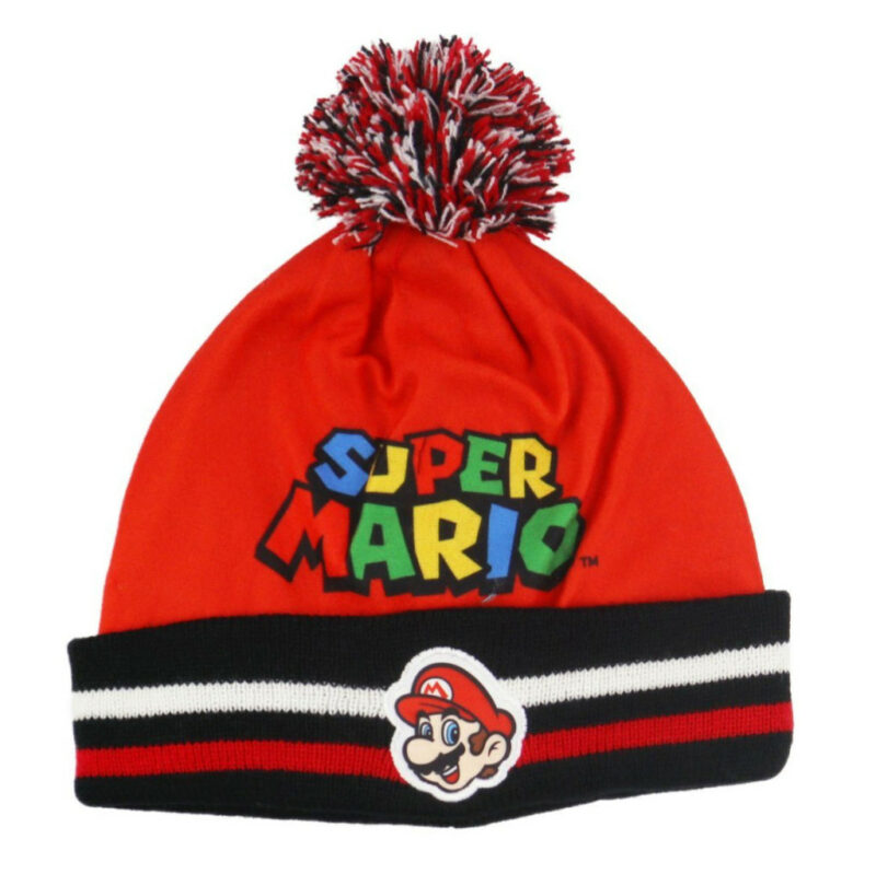 Super Mario Run παιδικό σετ σκουφάκι και γάντια 52 cm 5886685