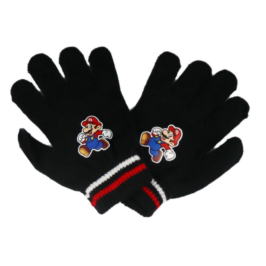 Super Mario Run παιδικό σετ σκουφάκι και γάντια 52 cm