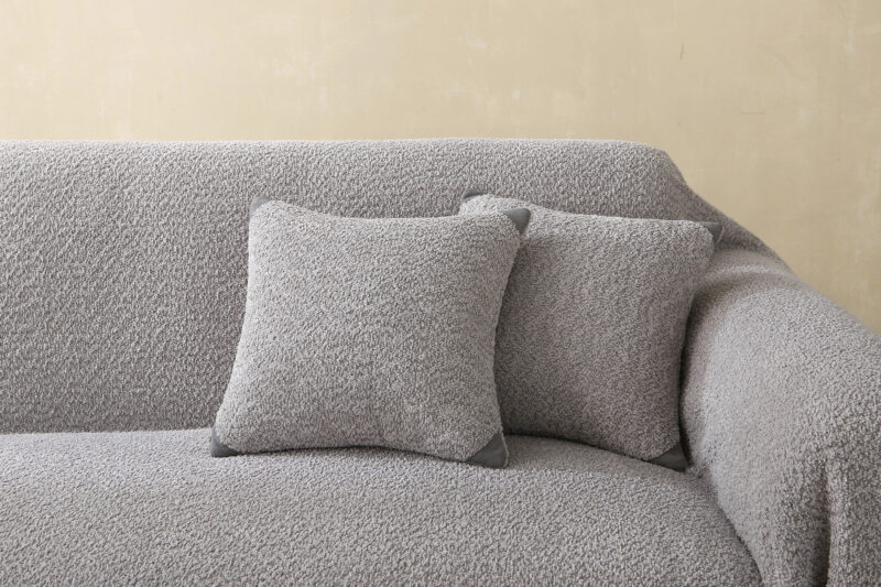 Beauty Home Μαξιλαροθήκη Lamb Plus Art 8831 42×42 Γκρι 5965479