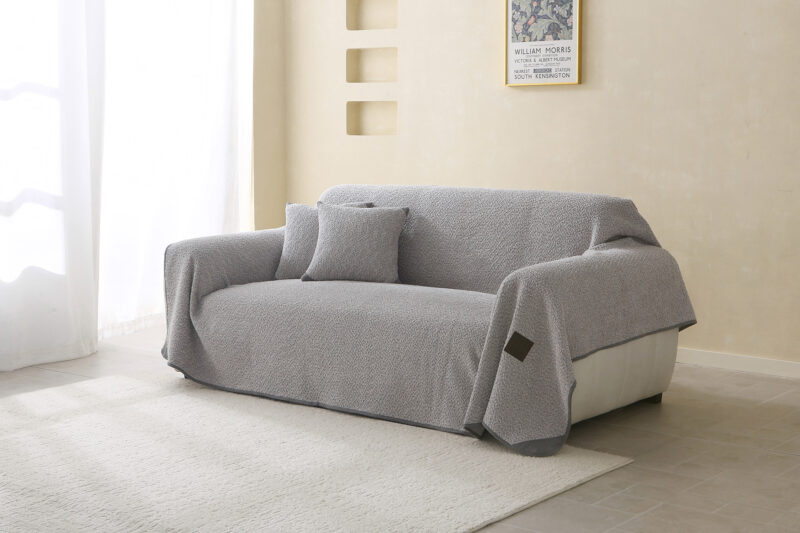 Beauty Home Ριχτάρια σετ 3τμχ Lamb Plus Art 8831 (175×180+175×250+175×300) Γκρι 5965473
