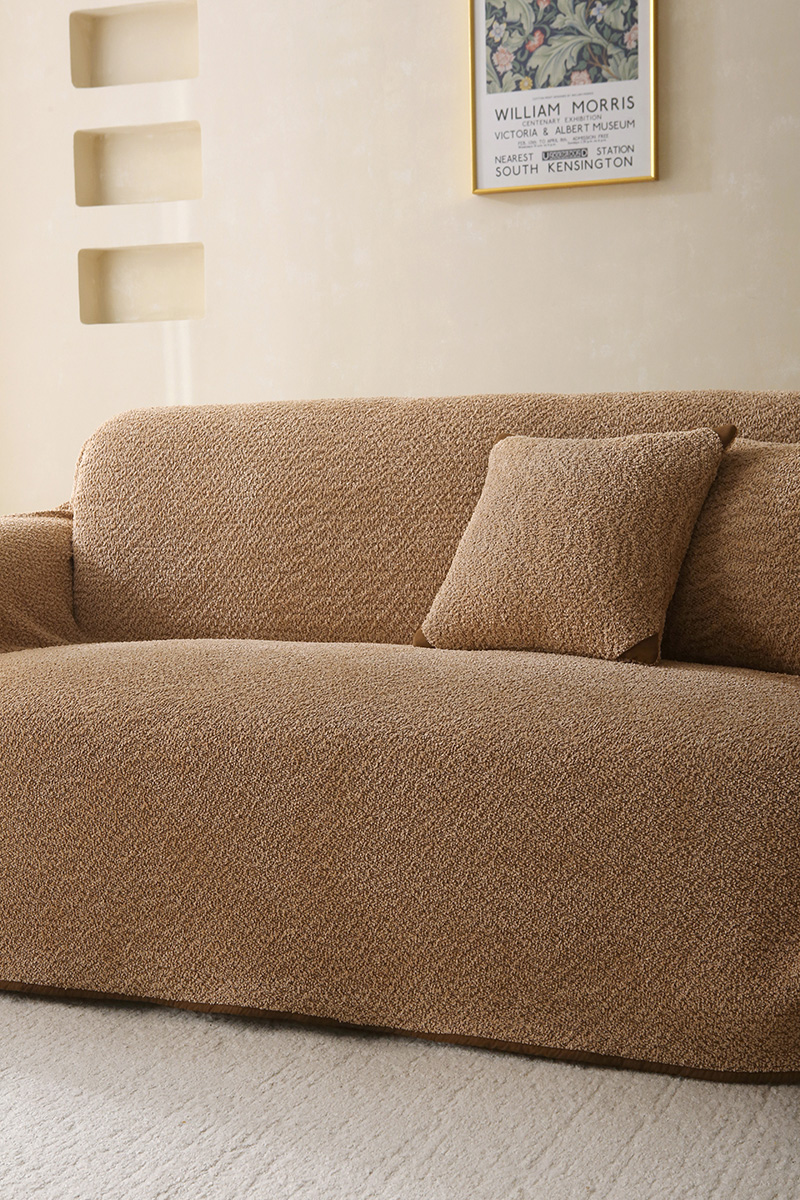 Beauty Home Ριχτάρια σετ 3τμχ Lamb Plus Art 8832 (175×180+175×250+175×300) Άμμου 5965493