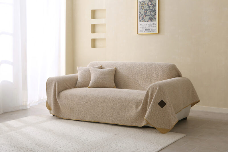 Beauty Home Ριχτάρια σετ 3τμχ Lamb Plus Art 8833 (175×180+175×250+175×300) Μπεζ 5965517