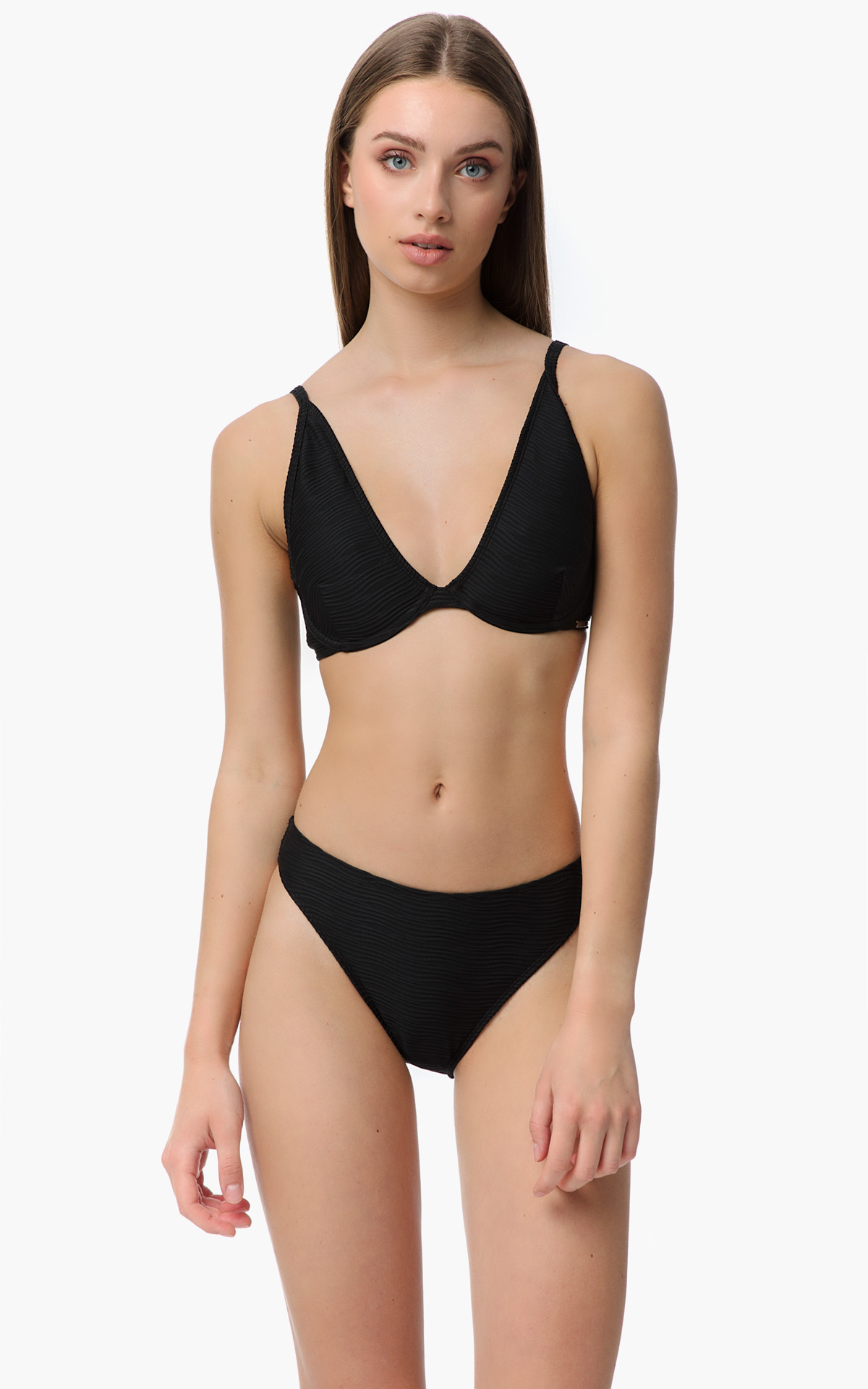 Athina Wired Τρίγωνο Bikini Top Μαύρο 90-9105B-045 Μαύρο