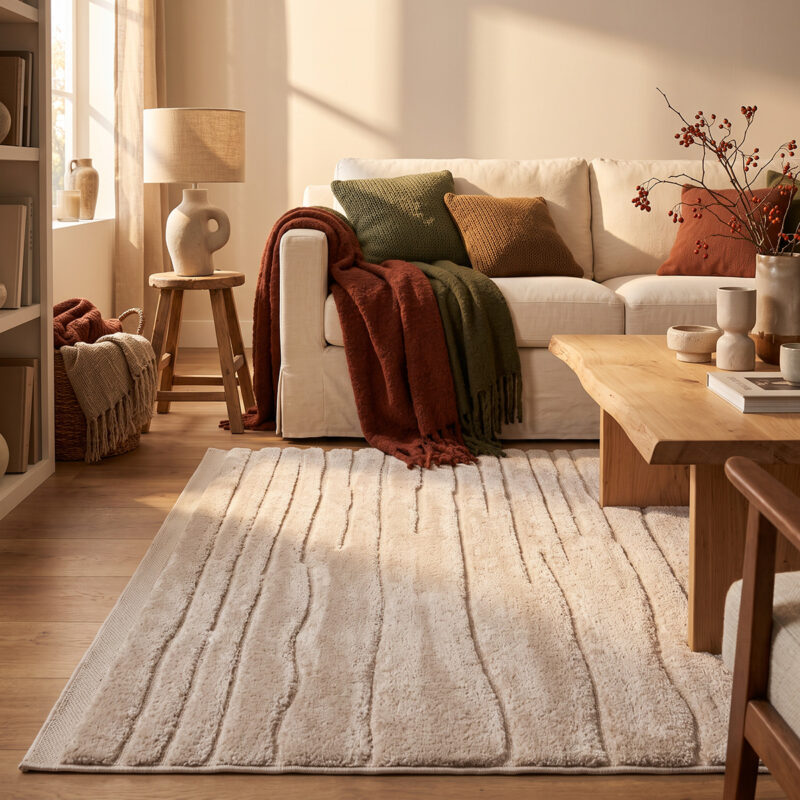 Beauty Home Σετ Κρεβατοκάμαρας 3τμχ Cozy Art 9638 (67×140+67×140+67×230) Μπεζ 5857821