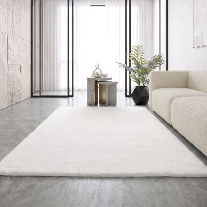 Beauty Home Χαλί Rabbit Art 9640 Λευκό 5889950