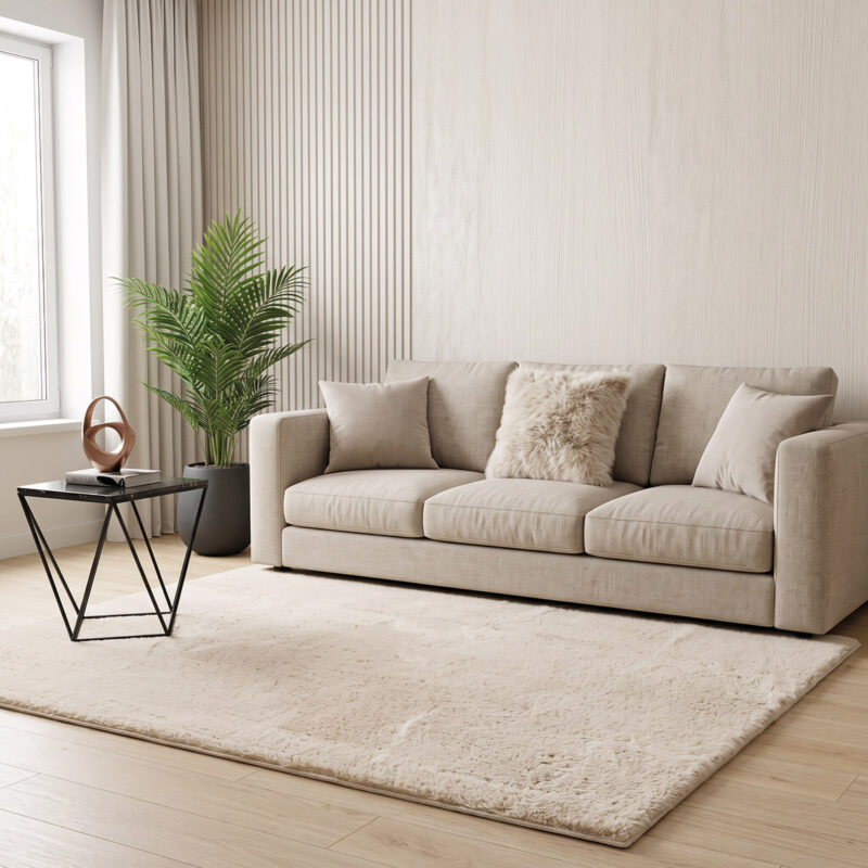 Beauty Home Χαλί Rabbit Art 9641 Εκρού 5889978