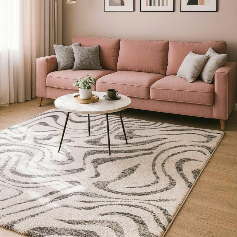 Beauty Home Χαλί Puffy Art 9660 160×230 Γκρι 5777602