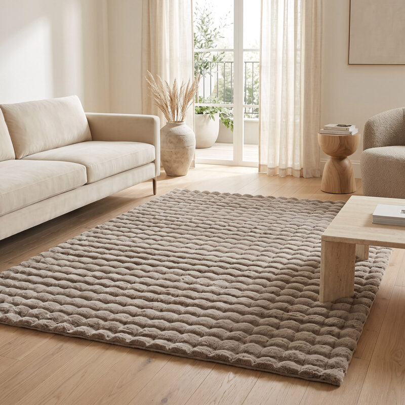 Beauty Home Χαλί Bubble Art 9663 Μόκα 5893335