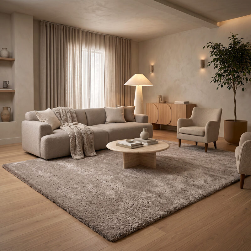 Beauty Home Σετ Κρεβατοκάμαρας 3τμχ Flame Art 9665 (67×140+67×140+67×220) Μόκα 5858334