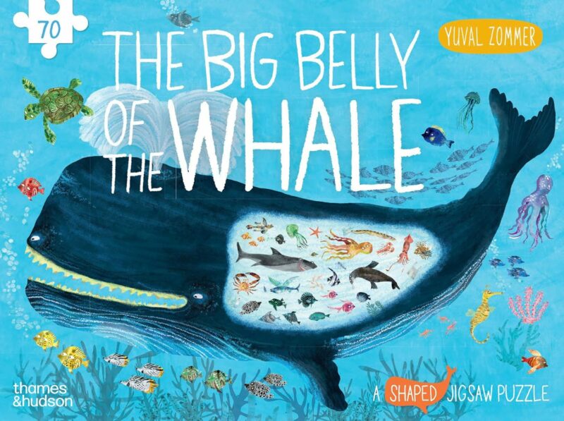 THE BIG BELLY OF THE WHALE A SHAPED JIGSAW PUZZLE BY YUVAL ZOMMER 9780500421116 5408660